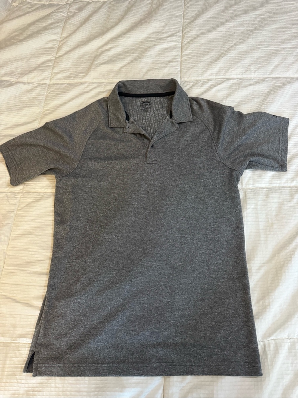 Slazenger Men's Heather Grey Golf Polo